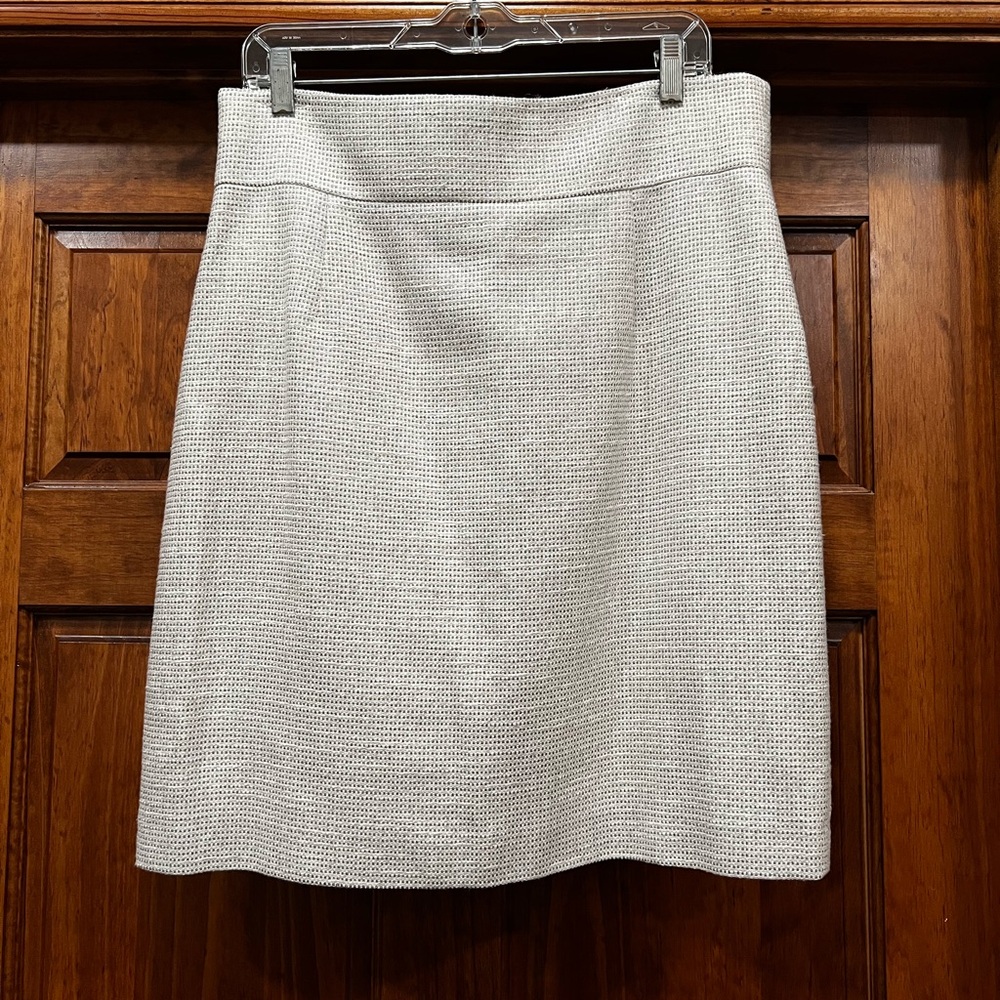 Antonio Melanie Light Tweed Skirt